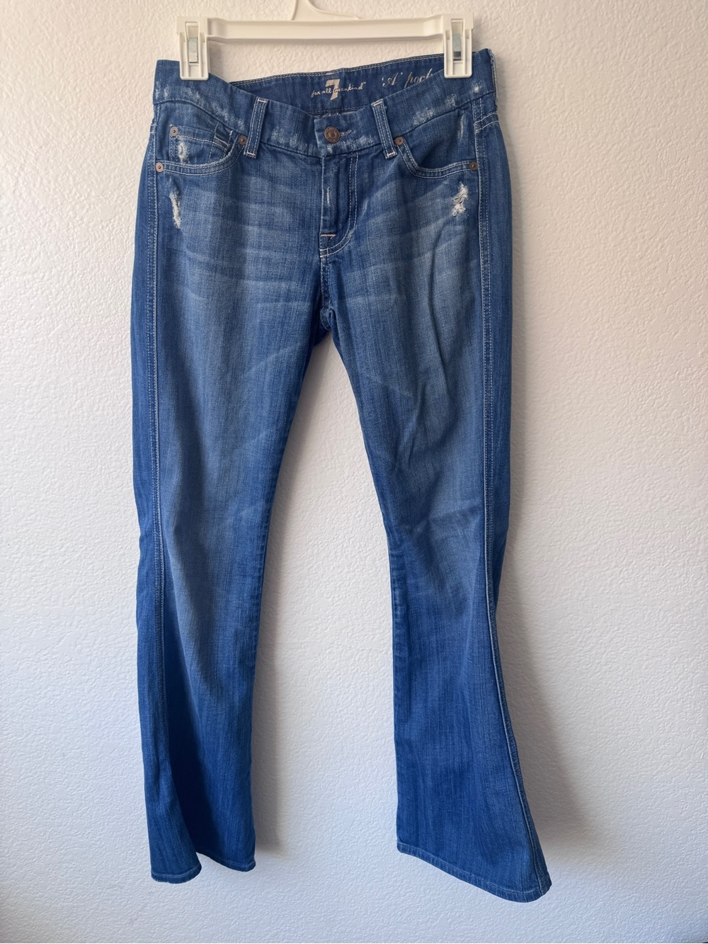 7 For All Mankind vintage Women's Blue Flare Jeans